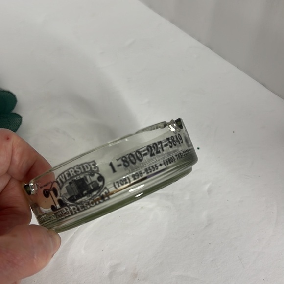 RIVERSIDE RESORT LAUGHLIN, NEVADA GLASS AND ASH TRAY - Picture 2 of 14